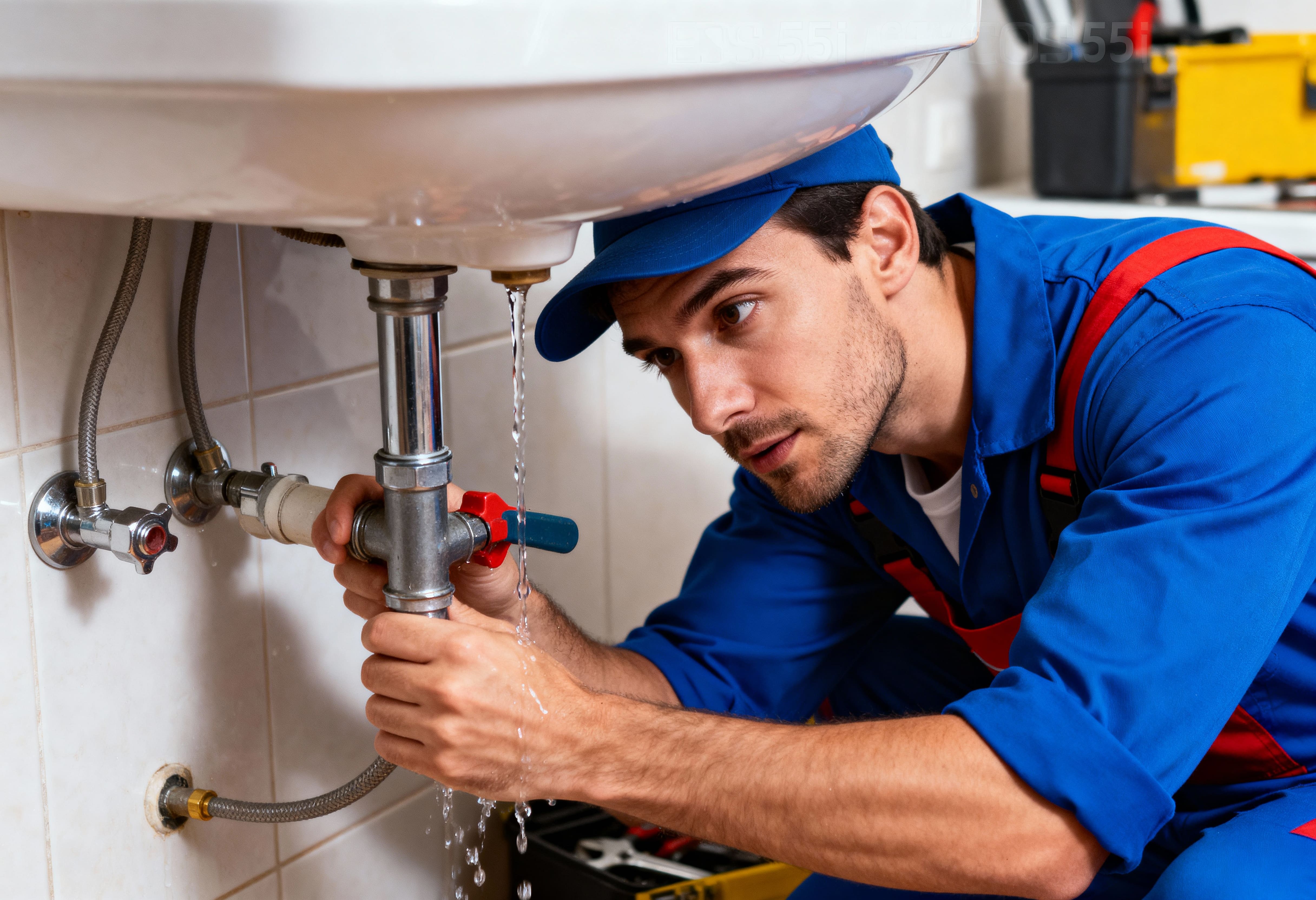 Intervention urgente pour réparation de fuite d'eau à Caen