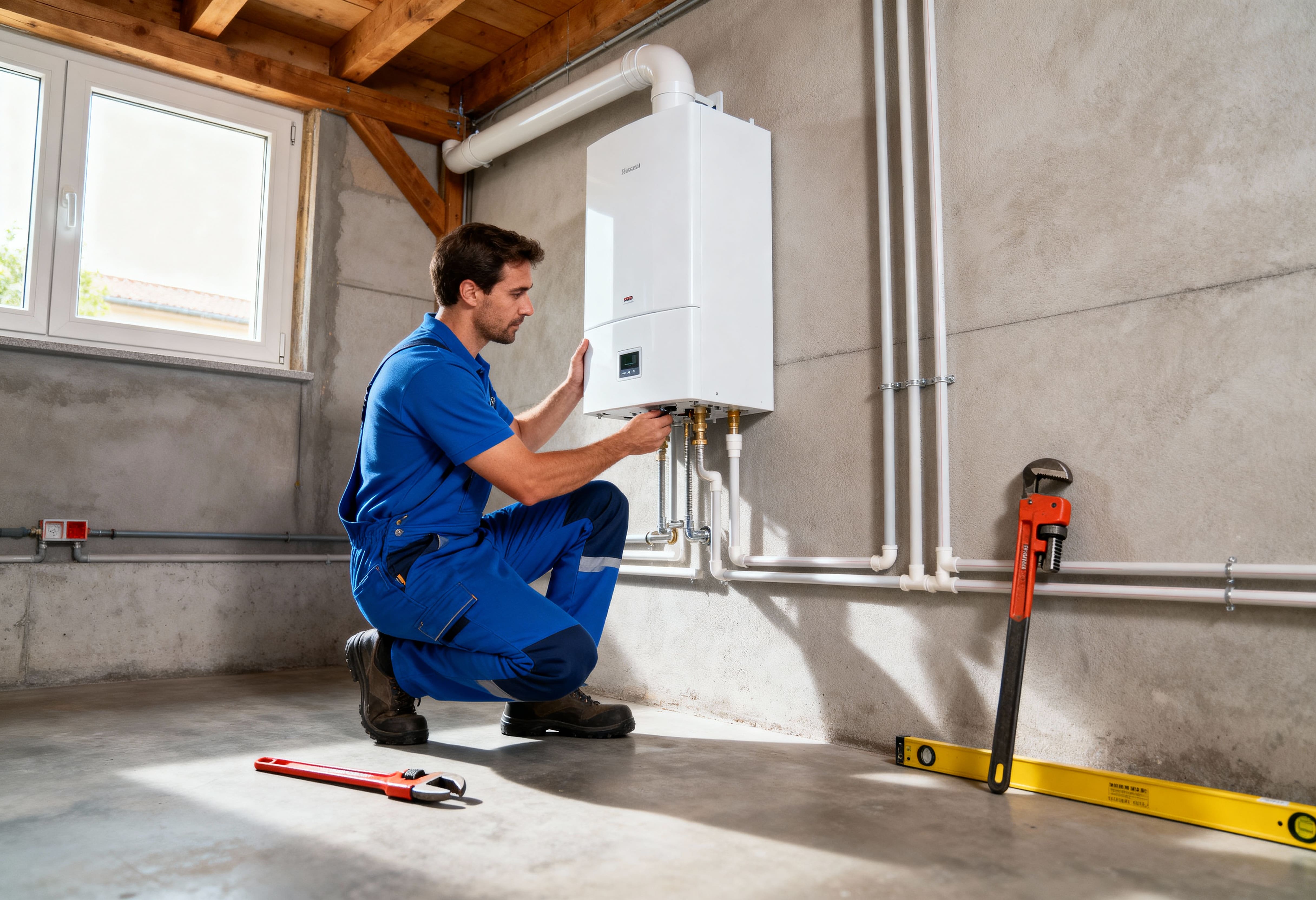 Installation professionnelle de chauffe-eau électrique à Caen